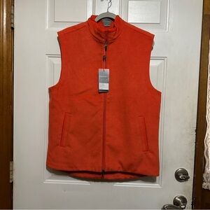 Fennec Highly Evolved Full Zip Performance Vest Polyester Blend‎ medium Orange